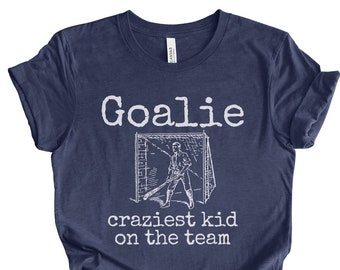 Lacrosse Goalie T-Shirt, Lax Goalie TShirt, Lacrosse Player T-Shirt, Lax Player Gift, Lacrosse Team TShirt, Lacrosse Goal Keeper Gift, Lax