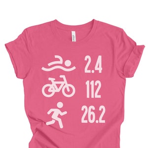 Swim Bike Run Triathlon TShirt for Women, Womens Triathlon Shirt, Mens Triathlon Gifts, Triathlete Gift, Triathlon Mom, Triathlon Dad Gift
