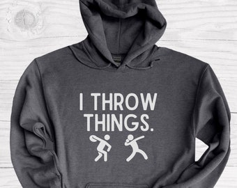 Track and Field Hoodie, Discus Throwers Gift, Shot Put Sweatshirt, Discus and Shot Put Gifts, Track And Field Senior Gifts, Track Coach Gift