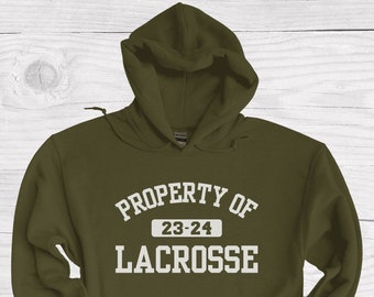 Lacrosse Player Hoodie, Lacrosse Goalie Sweatshirt, Lax Hoodie, Lacrosse Dad Gifts, Lacrosse Team Coach Gift, Mens Lacrosse Gift, Lax Mom