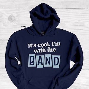 Funny Marching Band Parent Hoodie, High School Marching Band Color Guard Hoodie, Band Parent Gifts, Band Director Gift, Band Mom, Band Dad