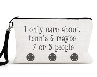Tennis Gift For Women,Tennis Player Gift, Make Up Bag for Tennis Mom, Tennis Player Gift, Tennis Team Gifts, Tennis Coach, Tennis Friends