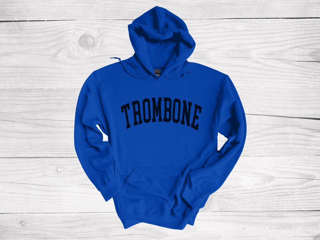 Trombone Hoodie, Trombone Musician Sweatshirt, Orchestra Musician Gifts