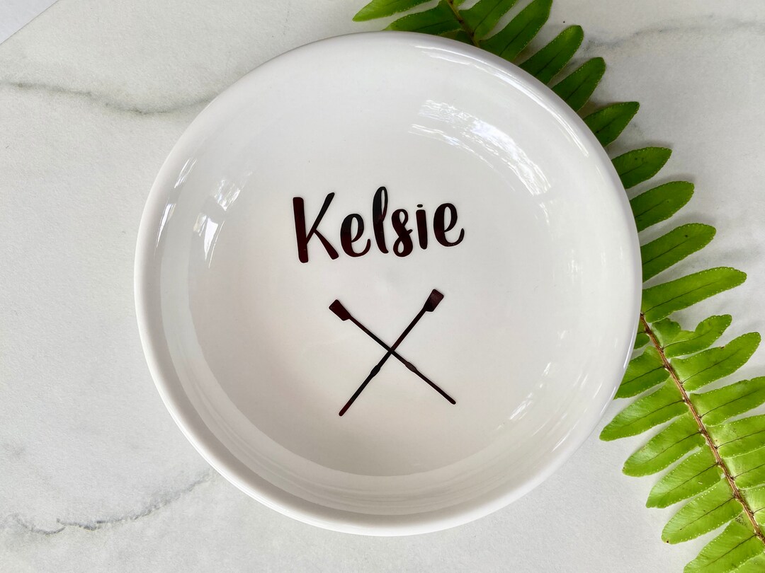 Rowing Gifts, Personalized Ring Dish for Rower, Rowing Crew Gifts for