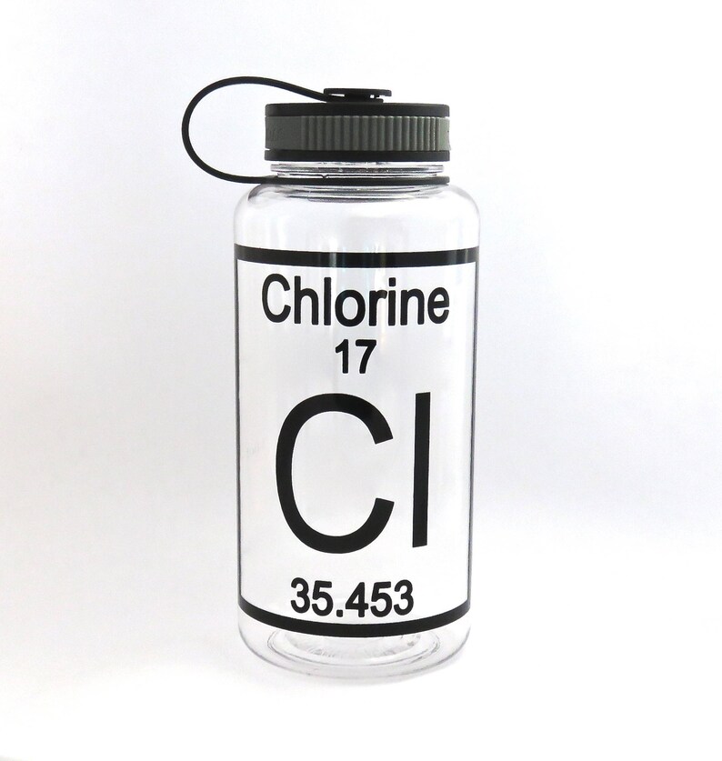 Chlorine water bottle wide mouth sports bottle for swimmer Etsy