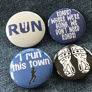 Pin&#39;s de course à pied, cadeaux pour les coureurs, coureur de ski de fond, cadeau de coureur de marathon, épingle de ski de fond, aimants de coureur, entraîneur de course de fond