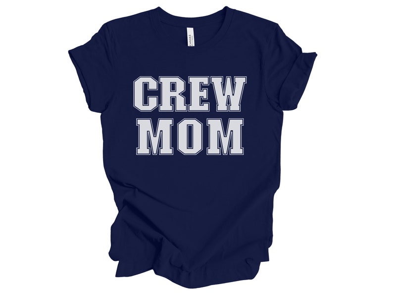 Crew Mom Shirt, Rowing Crew Gift for Mom, Rowing Mom Shirt, Crew Mom Gift, Rower Gift For Mom, Rowing Shirt for Crew Mom, Rower Mom Shirt Navy
