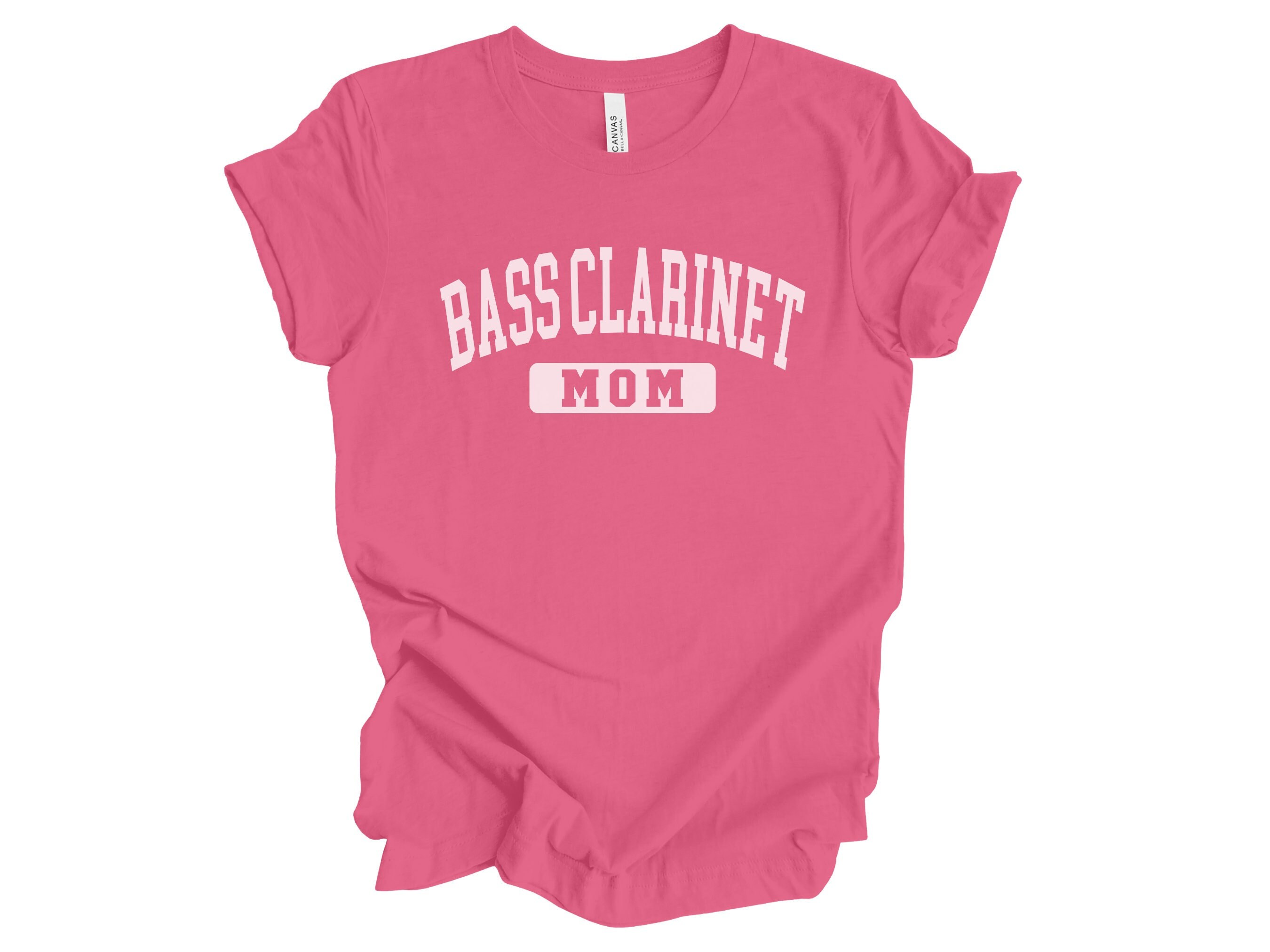 Bass Clarinet Mom TShirt, Band Parent Shirt, Band Mom Bass Clarinet Musician Shirt, Bass Clarinetist Gifts, Orchestra Mom Gift, Clarinet Tee
