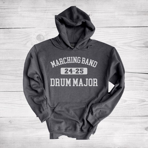 Drum Major Sweatshirt Marching Band Drum Major Hoodie Marching Band Gift Musician Gifts High School Band Nerd Gift Marching Band Senior Etsy