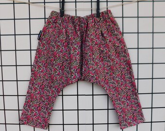 Liberty twill harem pants, sarouel for kids