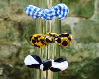 Bow on elastic, set of 3