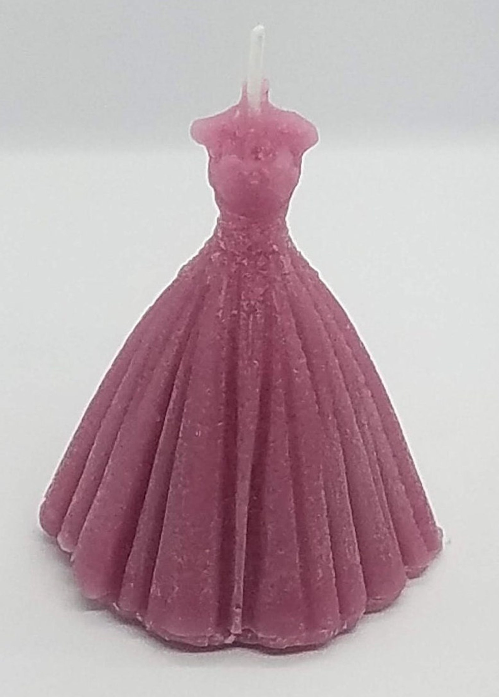 Bridal Gown/wedding Dress Candle 100 Beeswax Etsy