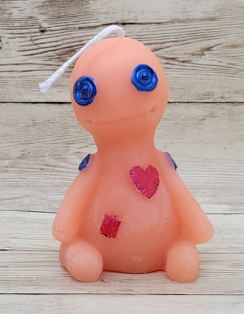 Voodoo Doll Candle Ritual Altar Decor, Pagan Candle, Witchcraft Candle