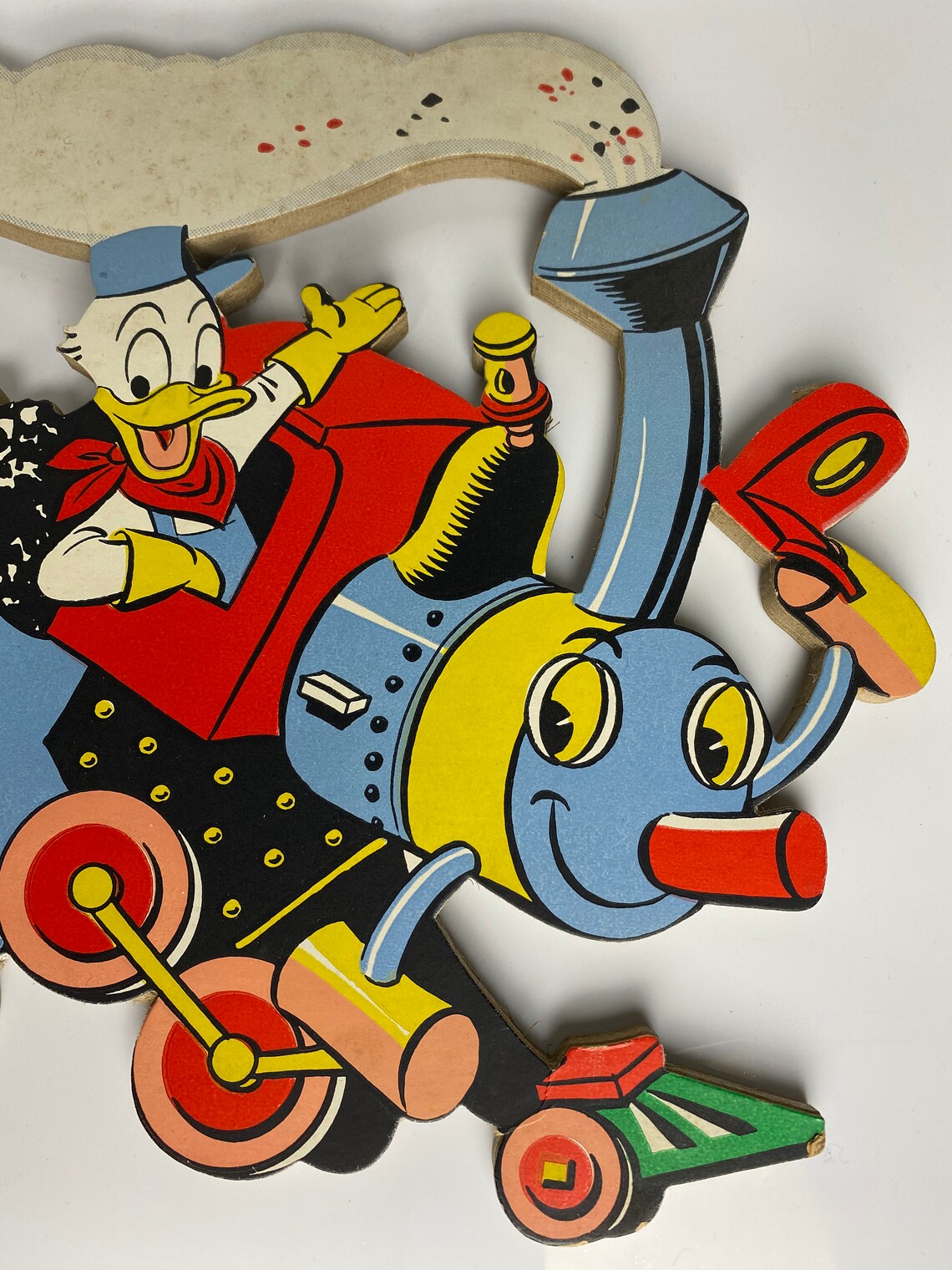 Vintage Disney Train Wall Hanging 4 Pieces Etsy