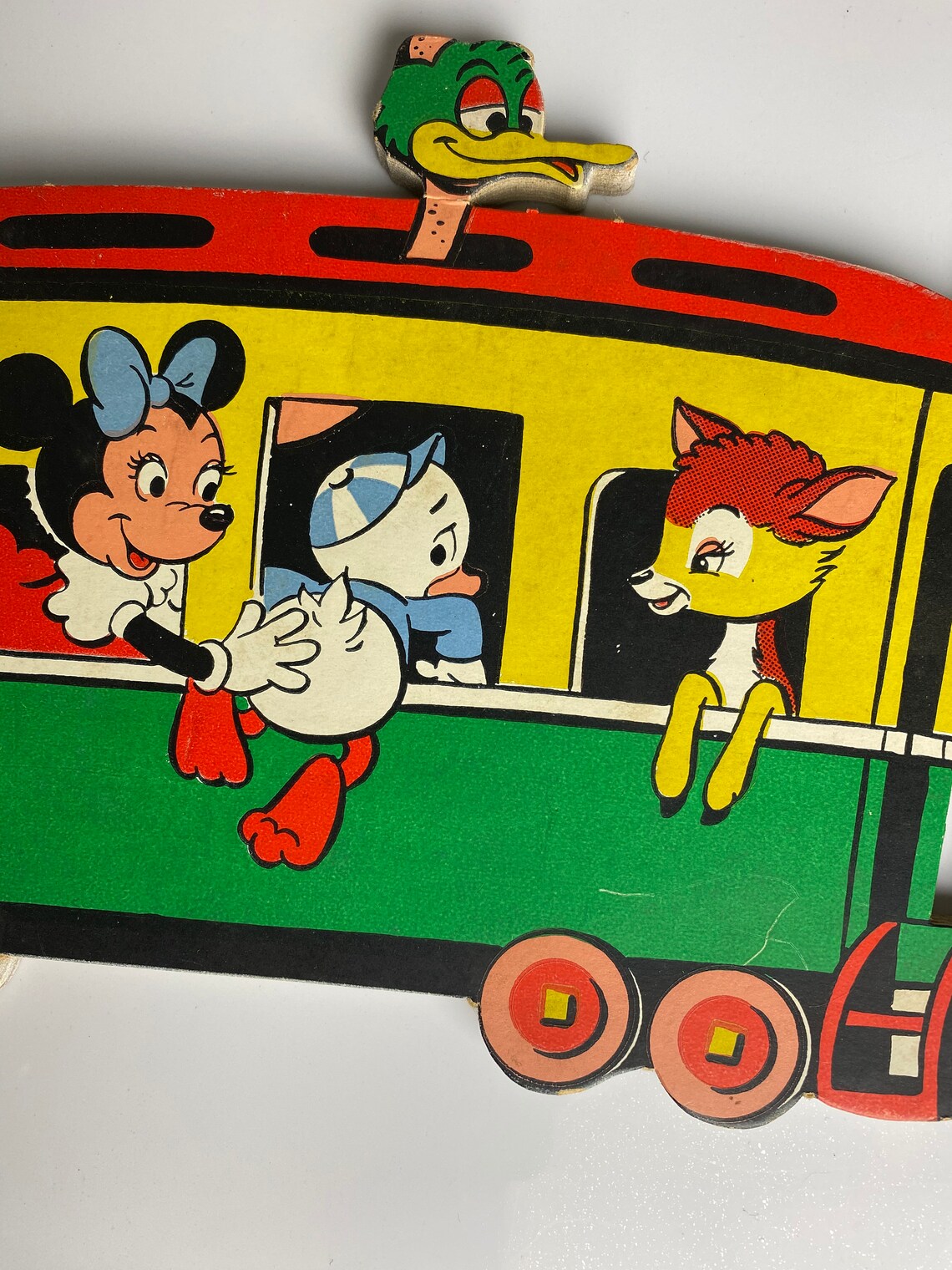 Vintage Disney Train Wall Hanging 4 Pieces Etsy