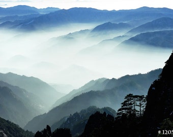 Berg-Nebel, Huangshan (Yellow Mountain) National Park, China