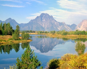 Nature Landscape photography - Grand Teton Moran, US national Park, Fine art home and office wall decor photograph