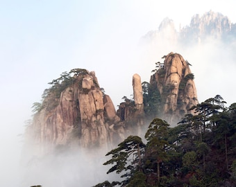 Yellow Mountain (Huangshan) China National Park, Nature Landscape photography