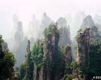 Zhangjiajie National Forest, China. Nature Landscape photography, Great for Home and office decoration