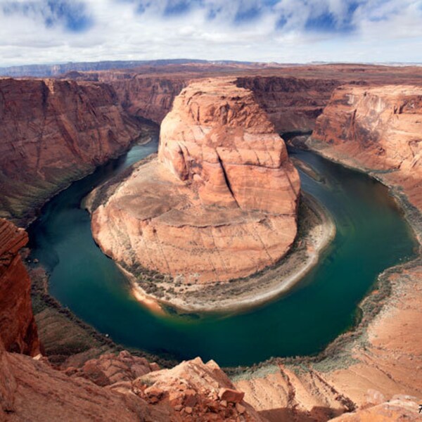Photographie imprimée de Horseshoe Bend, Arizona - Paysage du fleuve Colorado