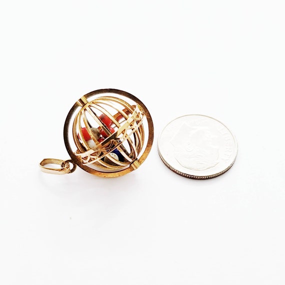 14k charm | 14k jackpot charm | 14k spinner charm - image 4