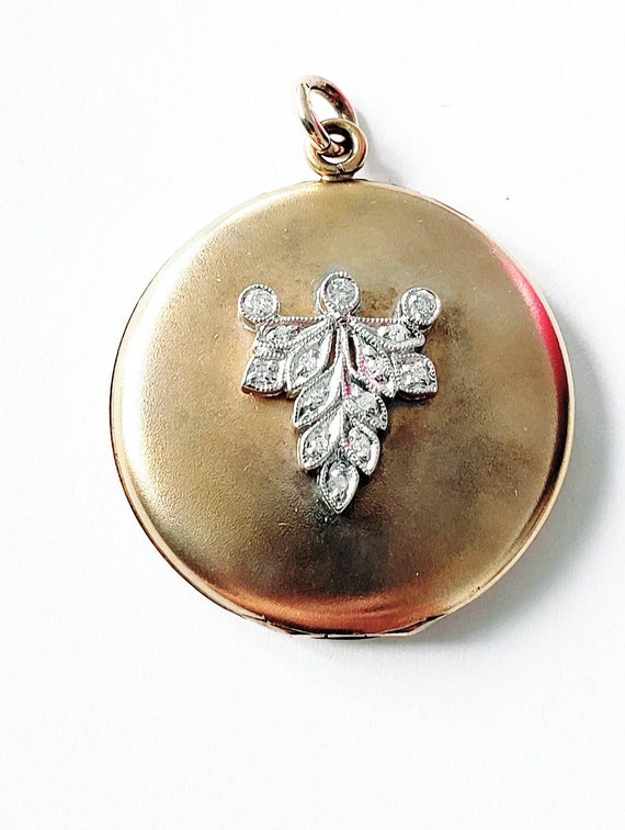 Victorian diamond locket | antique locket with dia