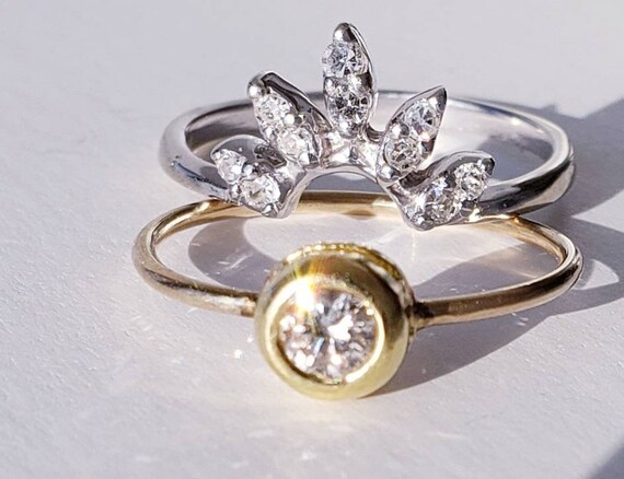14k Diamond Ring - image 3