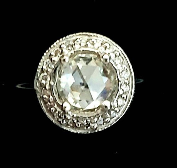 Rose cut diamond engagement ring | Rose cut diamo… - image 4