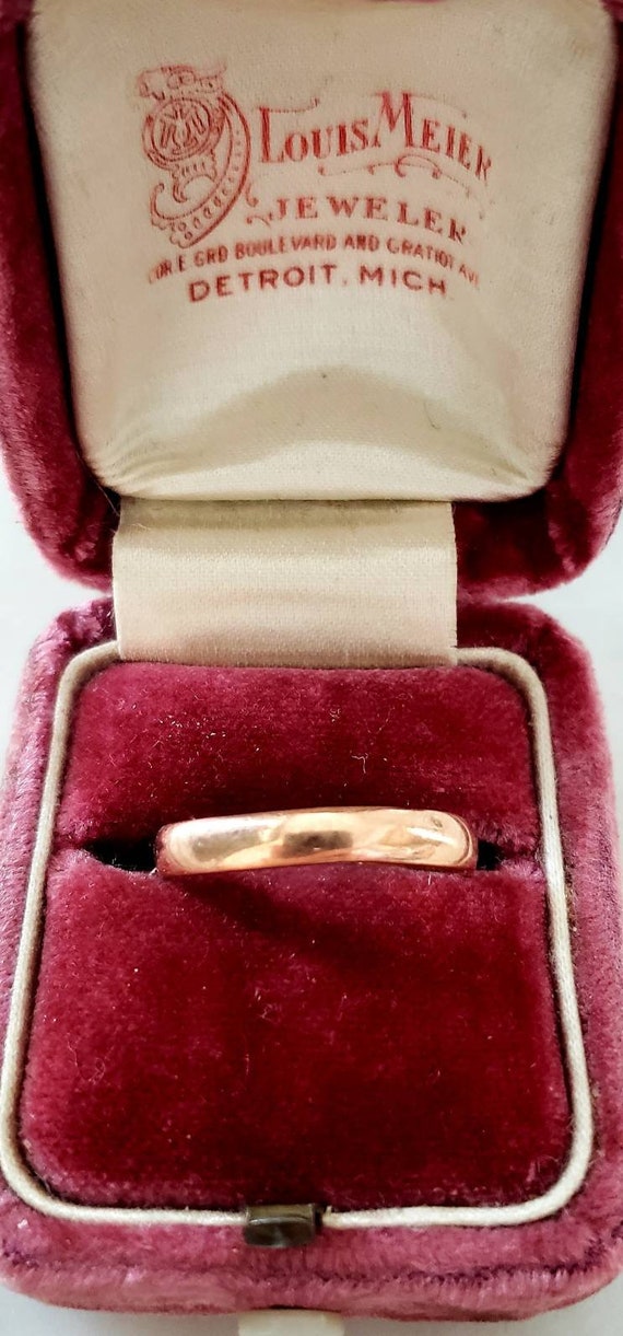 14k Rose gold wedding band | SIZE 9 | 14k stack ri