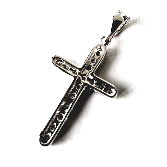 Diamond cross | cross pendant | 18k cross - image 3