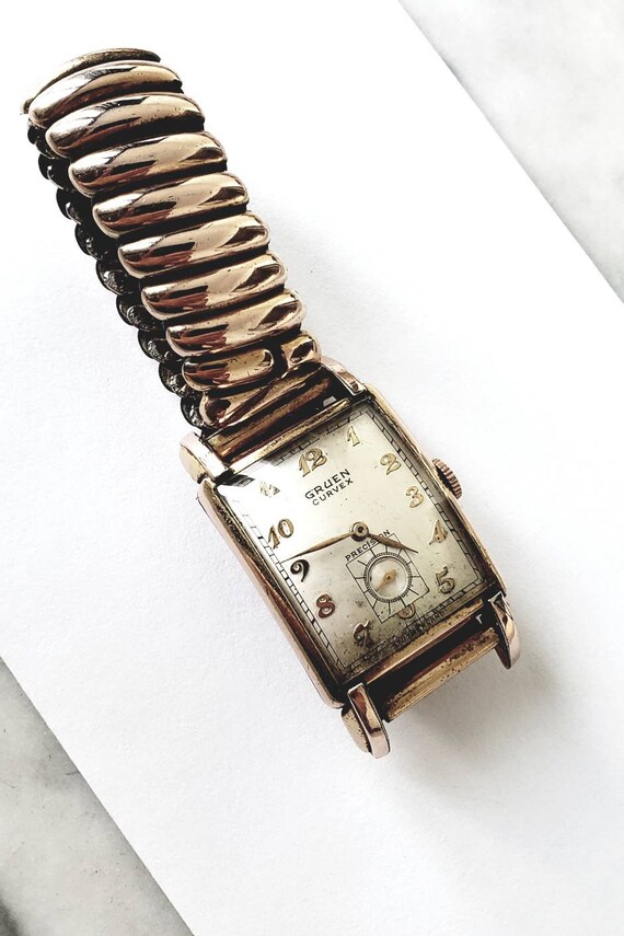 Gruen Curvex wristwatch | 42 mm.  Curvex  | 10k g… - image 4
