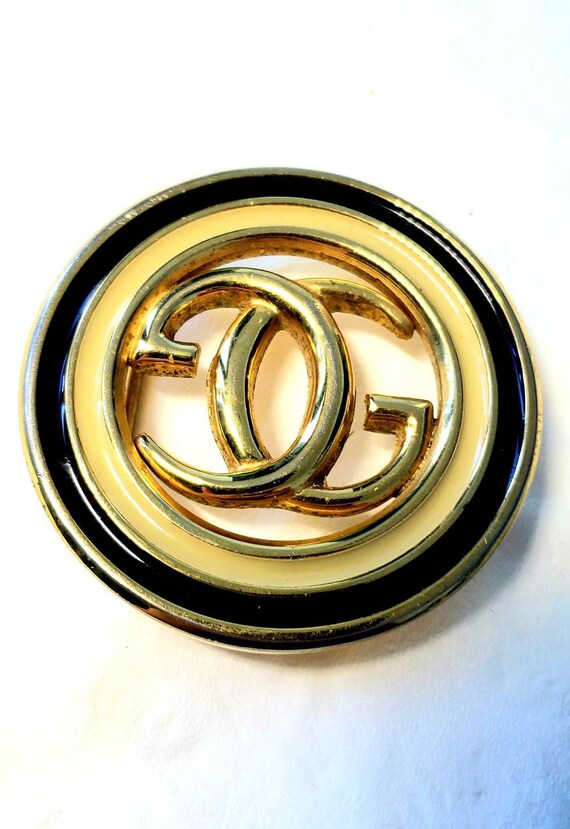 GUCCI Belt Buckle House of GUCCI Enamel Gucci Belt Buckle Etsy