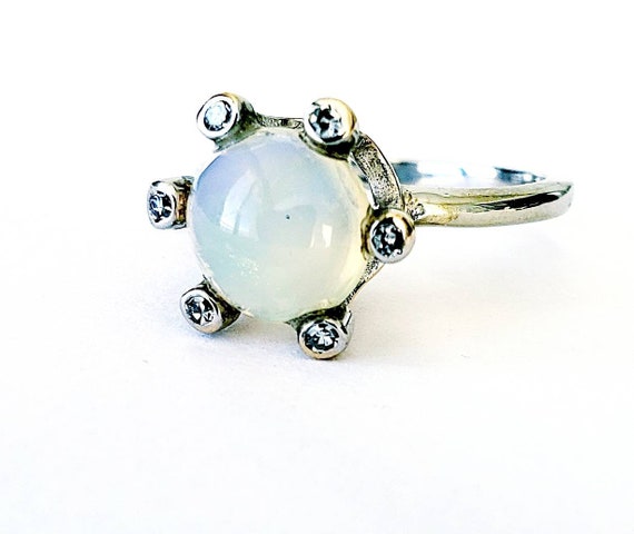 Opal Diamond ring - image 1