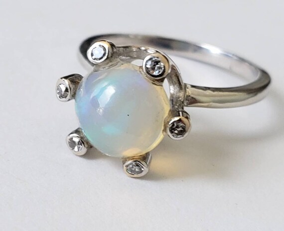 Opal Diamond ring - image 4