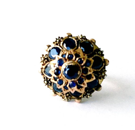 Sapphire Harem ring | Sapphire princess ring | Sap