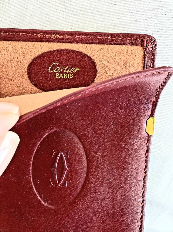 Cartier Paris eyeglass case | Vintage Cartier leat