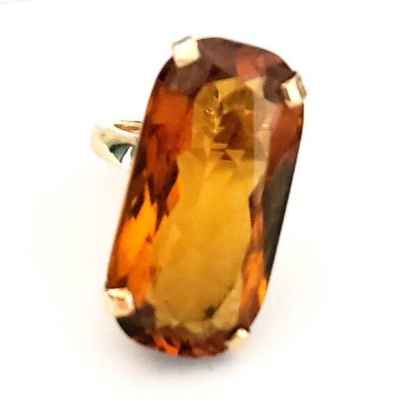 18k topaz ring | 18k birthstone ring | November ba