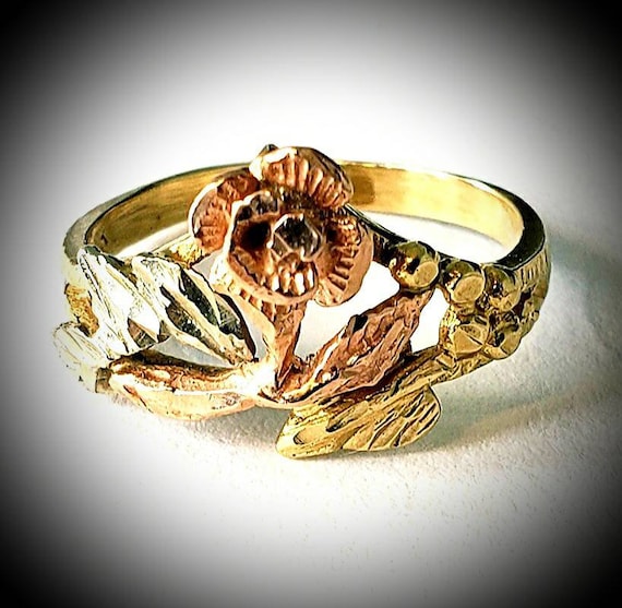 Rose ring best sale etsy