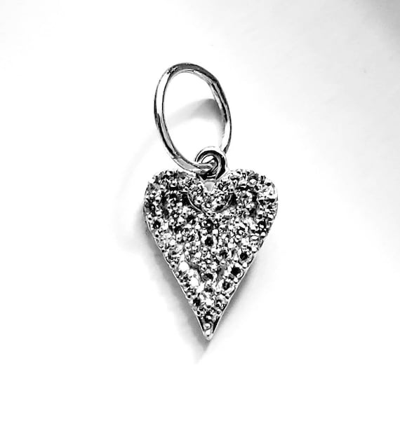 14k diamond heart | diamond heart | diamond pendan