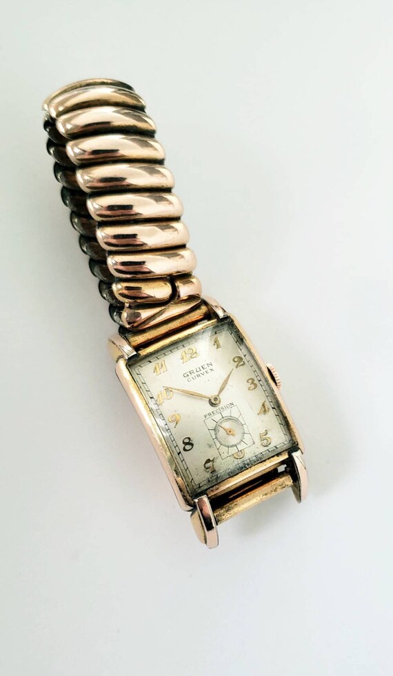 Gruen Curvex wristwatch | 42 mm.  Curvex  | 10k g… - image 2