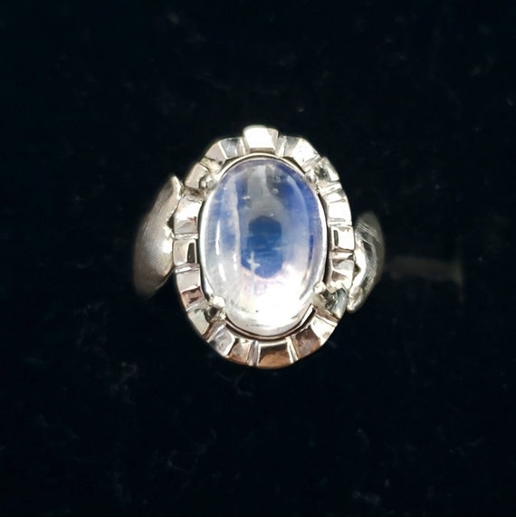 14k Moonstone Ring | Vintage Moonstone Ring
