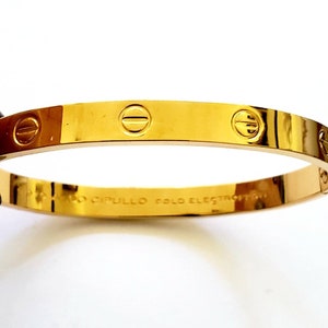 Love bracelet | Aldo CIPULLO | Charles Revson Love bracelet |  electroplate bracelet | collector edition