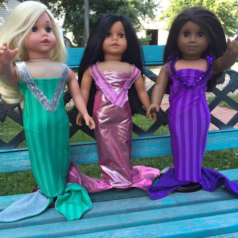 Mermaid outfit for 18 inch doll