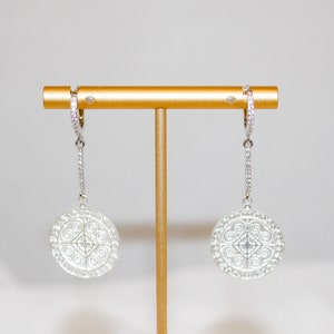 Hmong Design Silver Earring