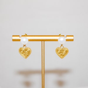 Pearl Heart Jewelry Set