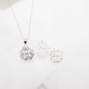 Silver Swirl Set