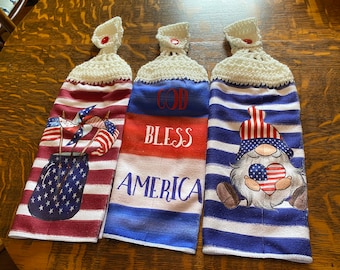 Crochet Kitchen Towel Set of 3