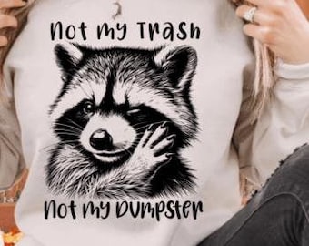 Funny Raccoon Iced Coffee PNG: Snarky Shirt Design (Digital Download)