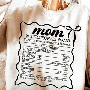 Valeur nutritive de maman png, maman png, fête des mères png, cadeau pour maman,