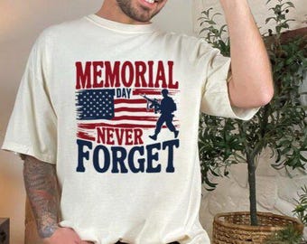Memorial Day Never Forget Flag Design (Digital Download)
